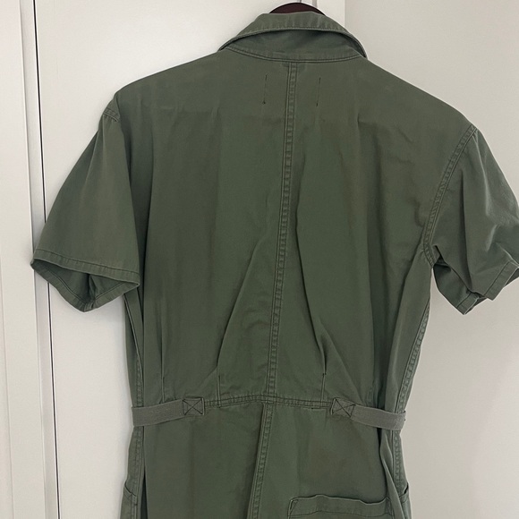 Pistola Olive Green short sleeve Jumpsuit size S - Picture 6 of 14